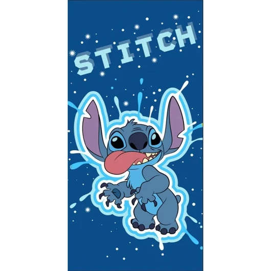 Disney Lilo és Stitch, A csillagkutya Galaxy fürdőlepedő, strand törölköző 70x140cm (Fast Dry)