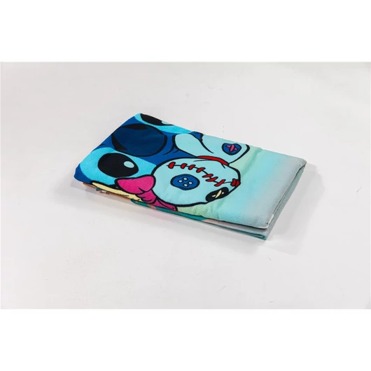 Disney Lilo és Stitch, A csillagkutya Flower Island fürdőlepedő, strand törölköző 70x140cm (Fast Dry)