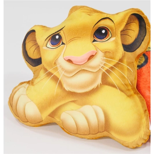 Disney Az Oroszlánkirály Cute formapárna, díszpárna 38x35 cm Velúr