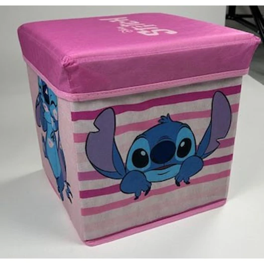 Disney Lilo és Stitch, A csillagkutya Sweet Hearts játéktároló 30×30×30 cm