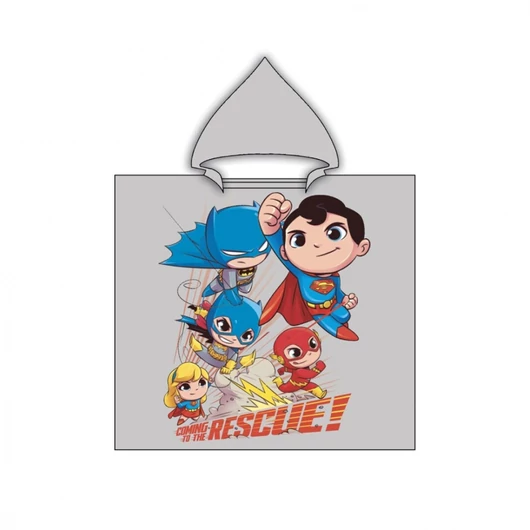 Batman DC Heroes Unite strand törölköző poncsó 55x110 cm (Fast Dry)