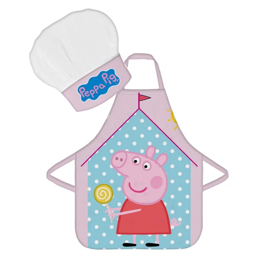 Peppa malac House gyerek kötény 2 darabos szett