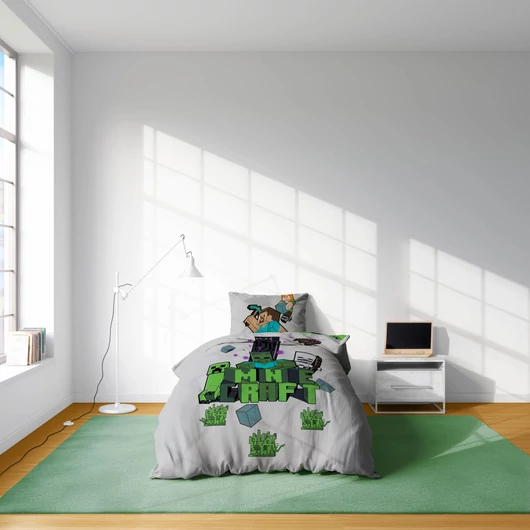 Minecraft Build and Explore ágyneműhuzat 140×200cm, 70×90 cm