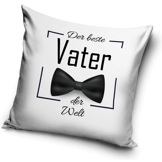 Der beste Vater Bow Tie párnahuzat 40x40 cm