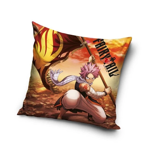 Fairy Tail Dragonfire párnahuzat 40x40 cm Velúr