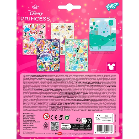 Disney Hercegnők Story ablakmatrica szett