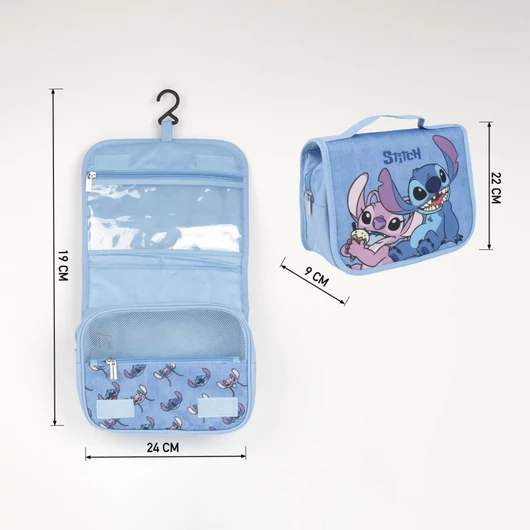 Disney Lilo és Stitch, A csillagkutya Ice Cream felakasztható, összehajtható piperetáska 25 cm