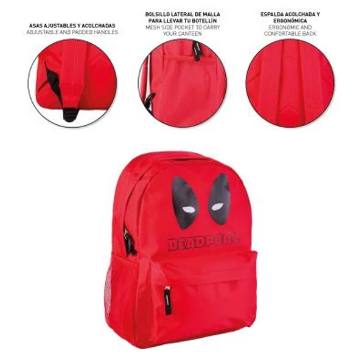 Deadpool Red iskolatáska, táska 41 cm
