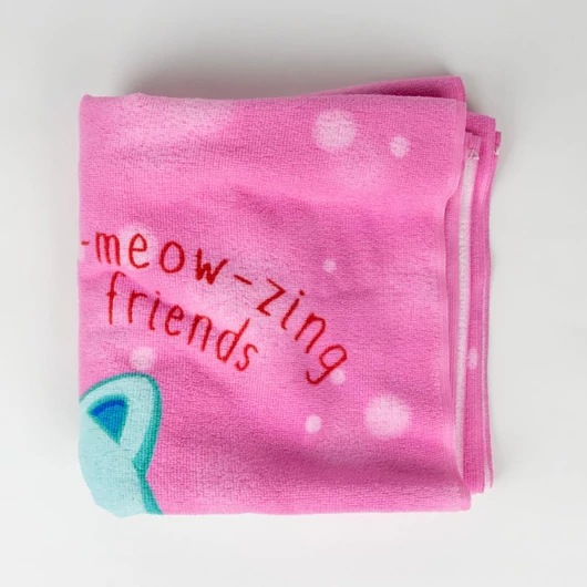 Gabi babaháza Pink strand törölköző poncsó 50x115 cm