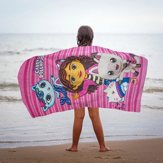 Gabi babaháza Pink törölköző, tornazsák, baseball sapka szett