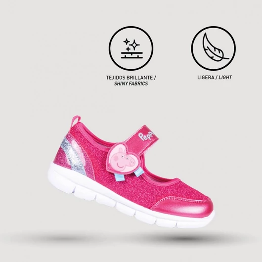Peppa malac Pink Heart tavaszi sportcipő 25