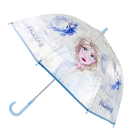 Disney Jégvarázs Ice Queen gyerek átlátszó esernyő Ø71 cm