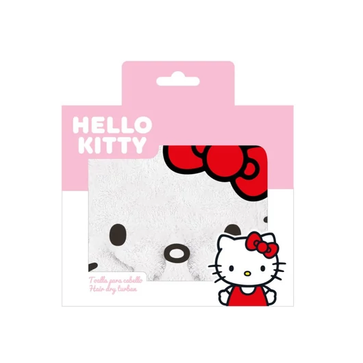 Hello Kitty White hajtörölköző
