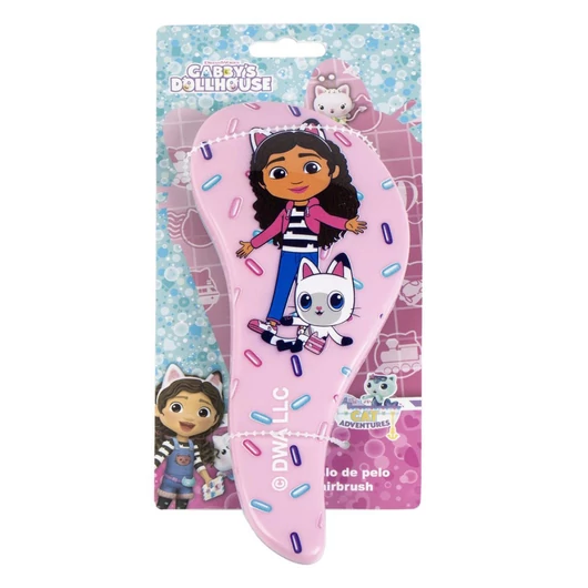 Gabi babaháza Pink hajkefe 20 cm