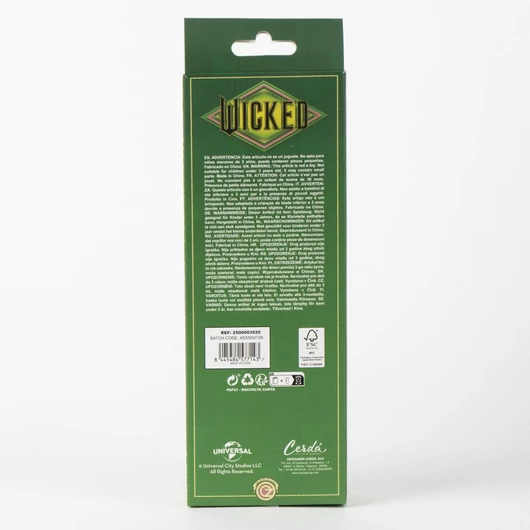 Wicked Black 3D hajkefe 22 cm