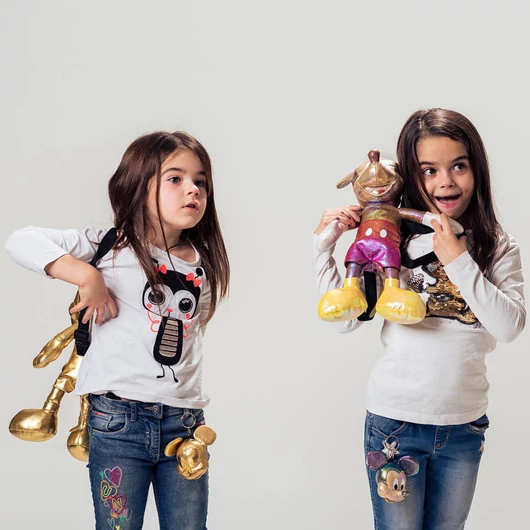 Disney Mickey Smile Clip plüss kulcstartó 10 cm