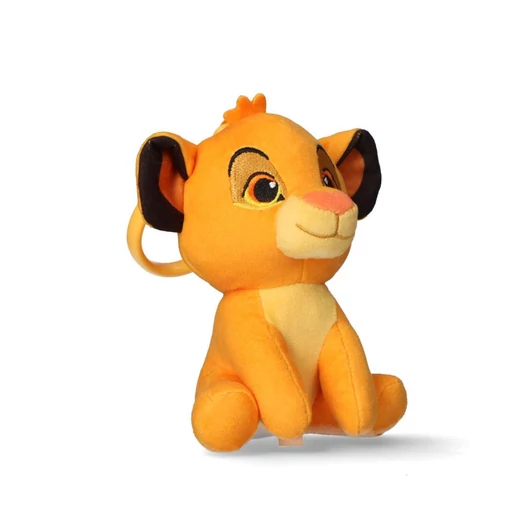 Disney Az Oroszlánkirály Simba 3D plüss figura akasztóval, táskadísz 13 cm