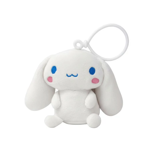 Hello Kitty Cinnamoroll 3D plüss figura akasztóval, táskadísz 13 cm