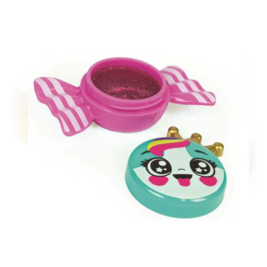 Crazy Chic Pink Stripe cukorka formájú szájfény Clementoni