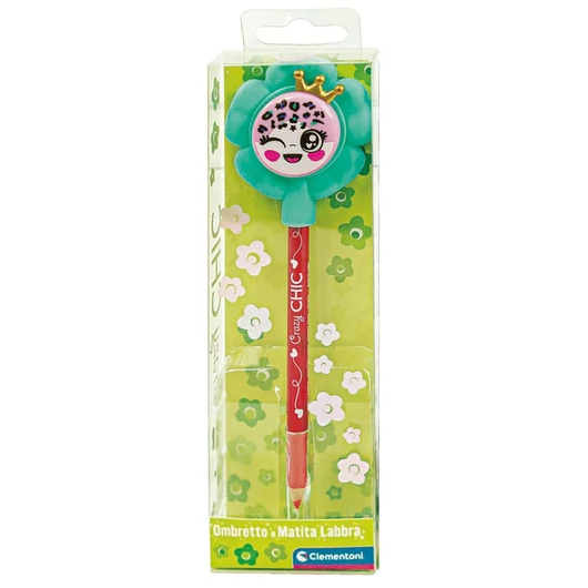 Crazy Chic Red Smile szemhéjpúder és szájkontúr ceruza Clementoni