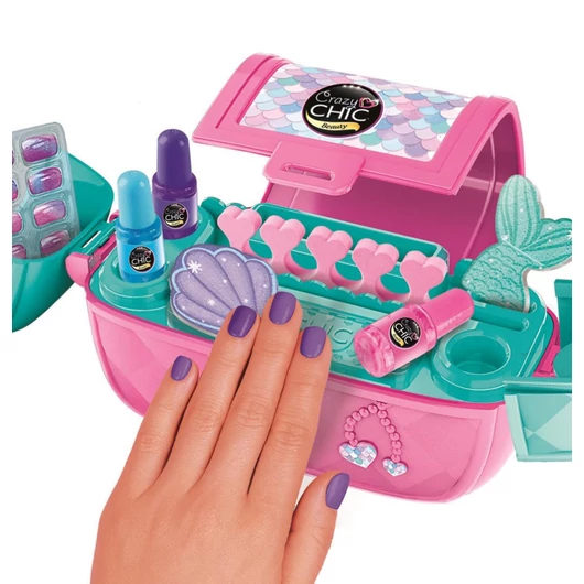 Crazy Chic On The Go körömkészítő stúdió tokban Clementoni
