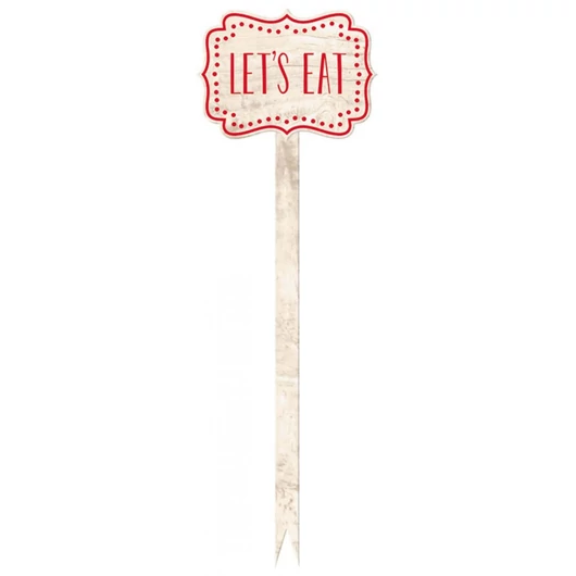 Let's Eat Red pálca 12 db-os