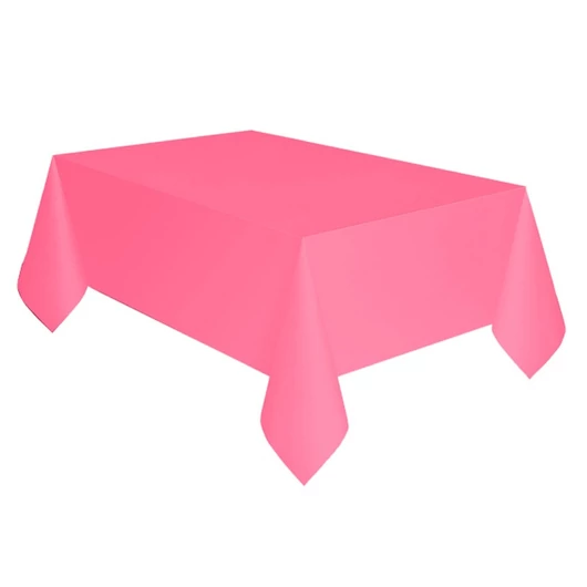 Rózsaszín New Pink papír asztalterítő 137x274 cm