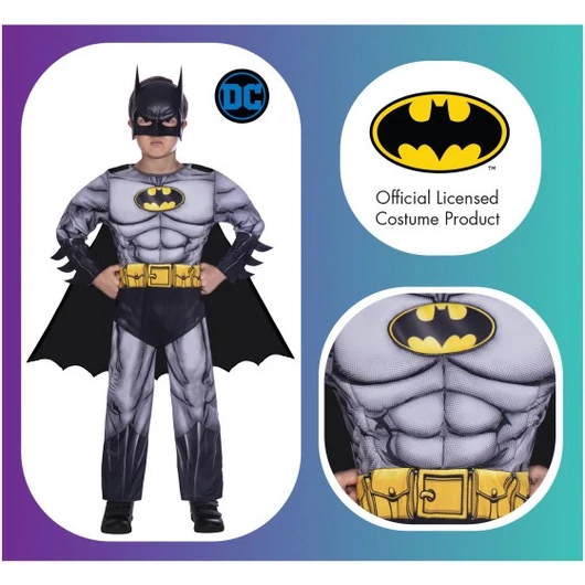 Batman Grey jelmez 10-12 év