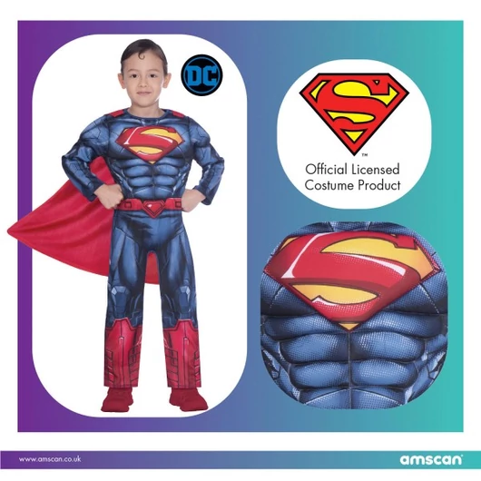 Superman Man of Steel jelmez 4-6 év