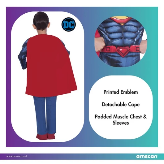 Superman Man of Steel jelmez 6-8 év