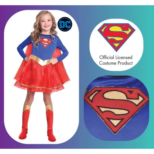 Supergirl Girl of Steel jelmez 10-12 év