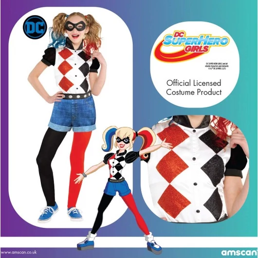 Harley Quinn Crazy jelmez 6-8 év