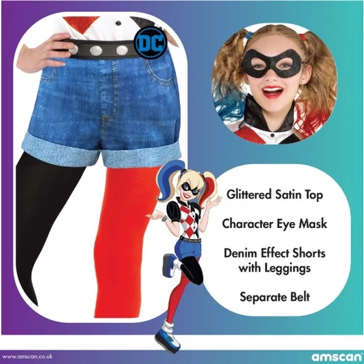 Harley Quinn Crazy jelmez 6-8 év