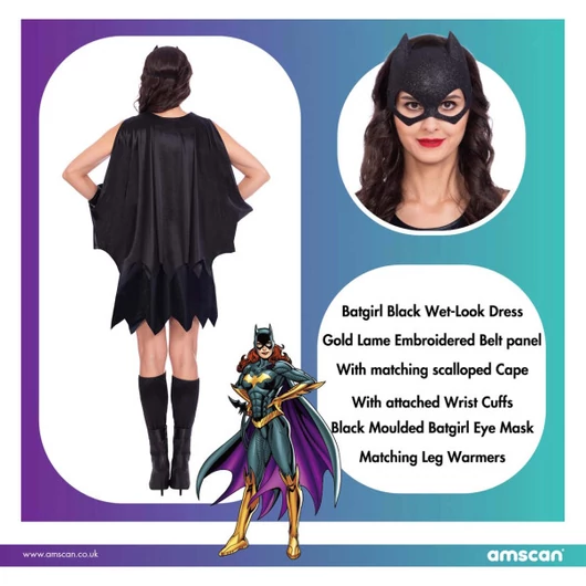 Batgirl Classic felnőtt jelmez M/L