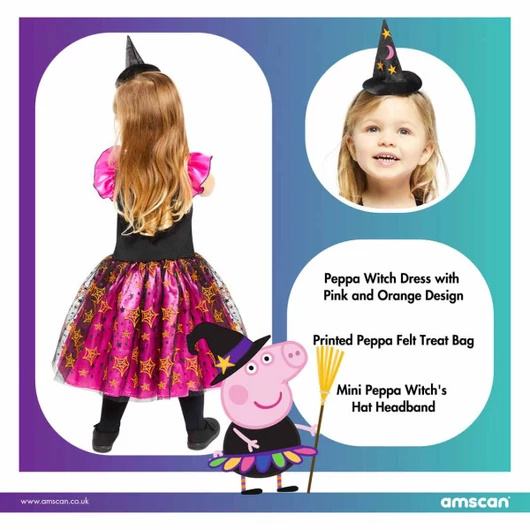 Peppa malac Orange Witch baba jelmez 12-24 hó