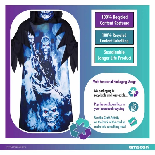 Kaszás Neon jelmez 8-10 év