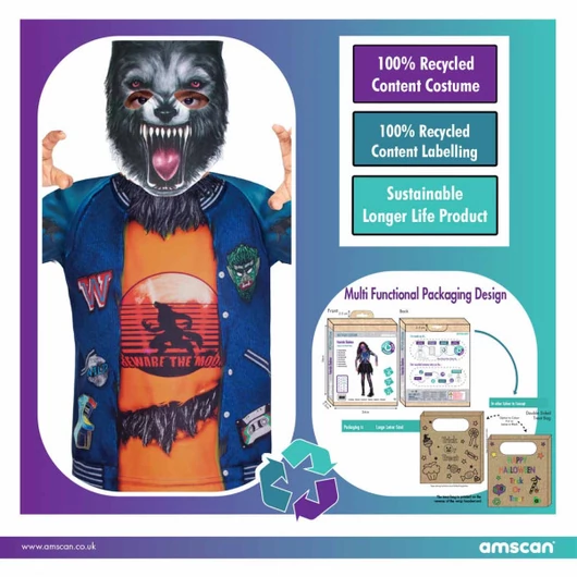 Vérfarkas Moon jelmez 6-8 év