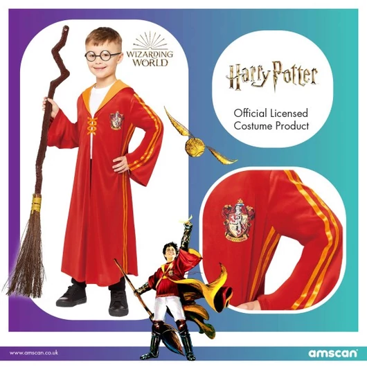 Harry Potter Gryffindor Quidd jelmez 6-8 év