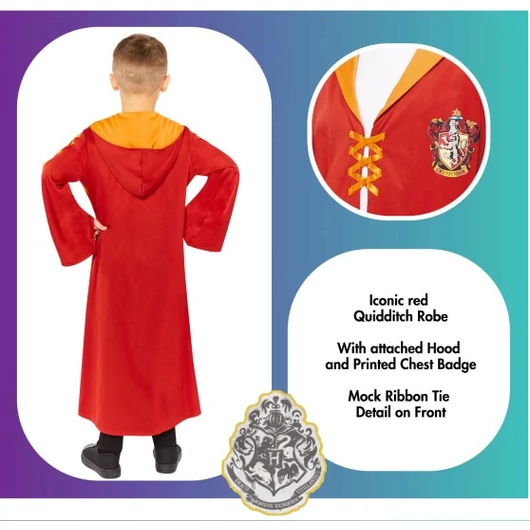 Harry Potter Gryffindor Quidd jelmez 6-8 év