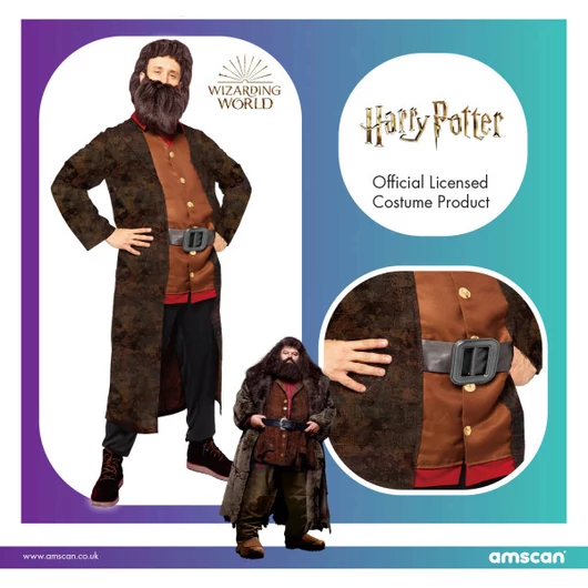 Harry Potter Hagrid felnőtt jelmez L