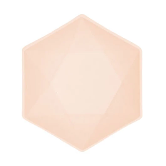 Barack Vert Decor hatszögletű mélytányér 6 db-os 15,8 cm