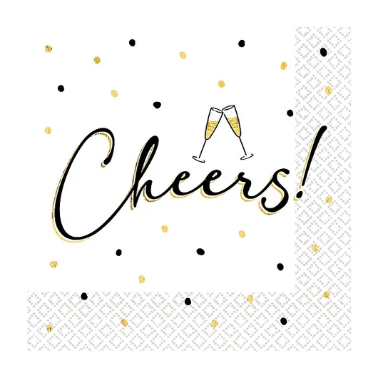 Cheers Dots szalvéta 16 db-os 33x33 cm