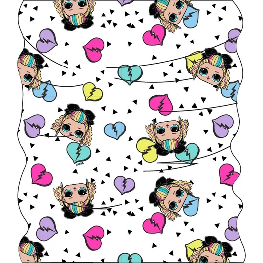 LOL Surprise Heart gyerek sál, snood, kendő