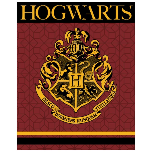 Harry Potter Crest coral fleece polár takaró 120x150cm