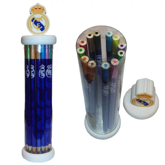 Real Madrid Emblem színes ceruza szett 3D dobozban 12 db-os