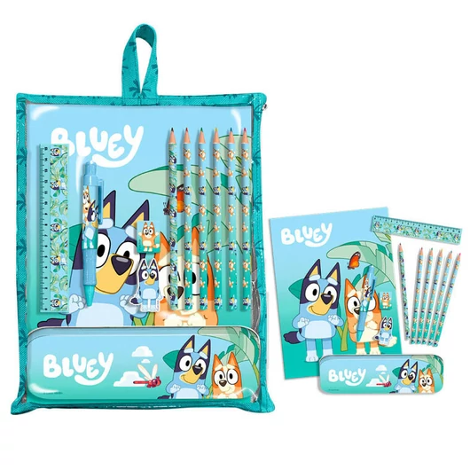Bluey Life írószer szett tartóval