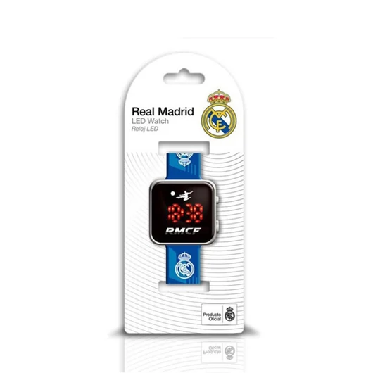 Real Madrid Emblem Blue digitális LED karóra