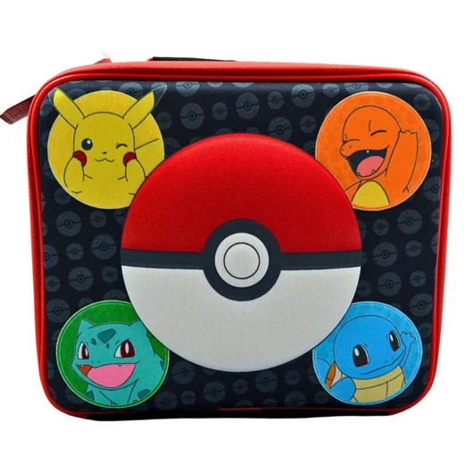 Pokémon Pokeball 3D thermo uzsonnás táska, hűtőtáska 23 cm