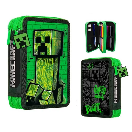 Minecraft Blocky Boom tolltartó töltött 2 emeletes