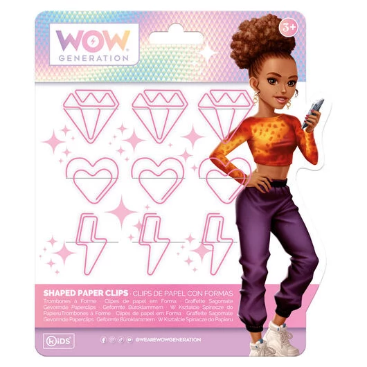 WOW Generation Megan rózsaszín gemkapocs szett